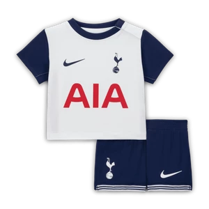 Trzyczęściowy strój piłkarski dla niemowląt i maluchów Nike Tottenham Hotspur 2023/2024 (wersja domowa) – replika - Biel