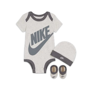 Trzyczęściowy zestaw dla niemowląt (0-6 M) Nike - Brązowy