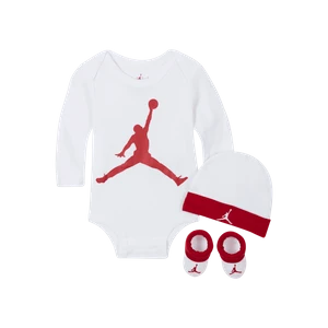Trzyczęściowy zestaw dla niemowląt Jordan (0–12 M) - Biel