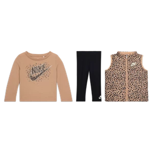 Zdjęcie produktu Trzyczęściowy zestaw z bezrękawnikiem dla niemowląt Nike Wild Warmth (12–24 M) - Czerń