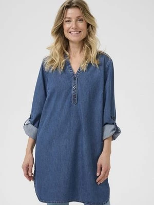 Tunika Cream niebieski denim