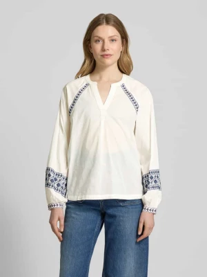 Tunika o kroju regular fit z obszyciem koronką model ‘JIYA’ b.Young