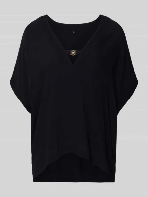 Tunika o luźnym kroju z czystej wiskozy model ‘DOUBLE B’ Boss