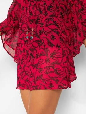 Tunika plażowa z lekkiego szyfonu bonprix