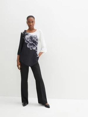 Tunika shirtowa z nadrukiem bonprix