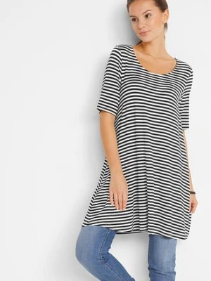 Tunika T-shirtowa z mieszanki wiskozy bonprix
