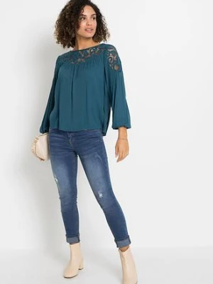 Tunika z lejącej wiskozy bonprix