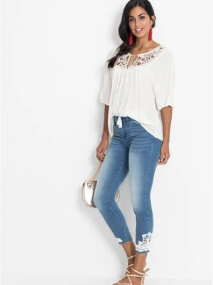 Tunika z miękkiej kreszowanej wiskozy bonprix