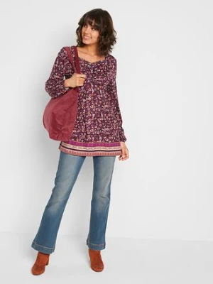 Tunika z mieszanki bawełny z wiskozą bonprix