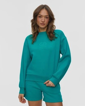 Turkusowa Bluza Damska Goldbergh Relax