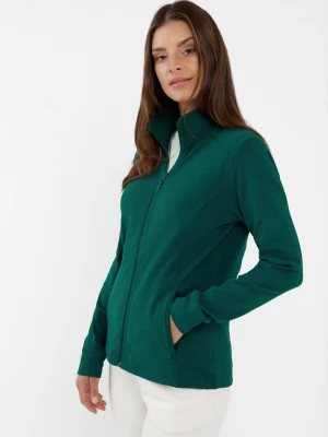 Turkusowy, dopasowany polar F-MOYA Volcano