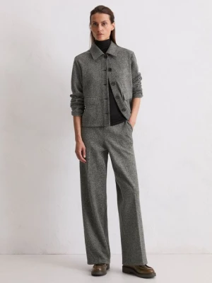 Tweedowa dżersejowa marynarka regularna Marc O'Polo