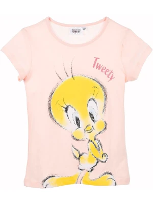 Tweety Koszulka "Tweety" w kolorze jasnoróżowym rozmiar: 140