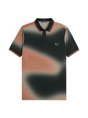 Twin Tipped Polo Shirt Zielony Fred Perry