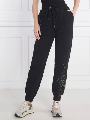 Twinset Actitude Spodnie dresowe | Regular Fit czarny