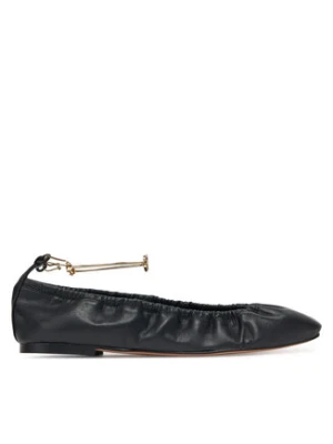 TWINSET Baleriny 251TCP150 Czarny