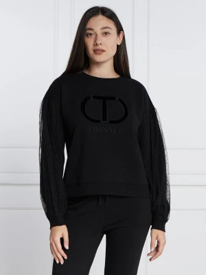 TWINSET Bluza | Regular Fit czarny