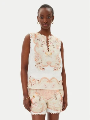 TWINSET Bluzka 251TT2442 Beżowy Regular Fit