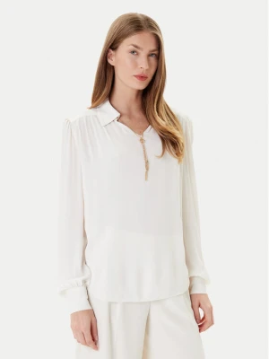 TWINSET Bluzka 252TP2291 Écru Relaxed Fit Kremowy