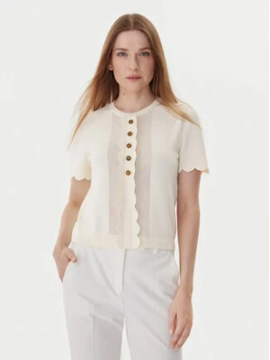 TWINSET Bluzka 252TP3203 Beżowy Regular Fit