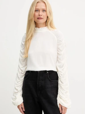 Twinset bluzka damska kolor beżowy gładka 252TT2410