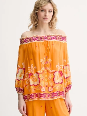 Twinset bluzka hiszpanka damska z wiskozy