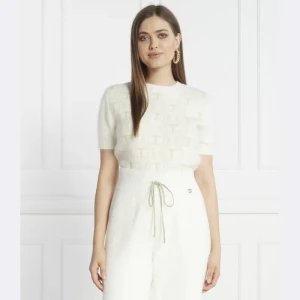 TWINSET Bluzka | Regular Fit | z dodatkiem wełny