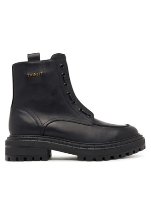 TWINSET Botki 252TCP184 Czarny