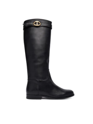 TWINSET Botki 252TCP19C Czarny