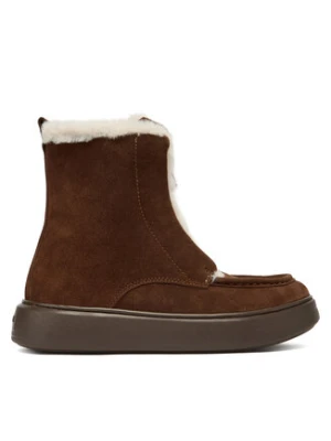 TWINSET Botki 252TGT01C Brązowy
