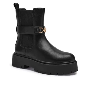 TWINSET Botki CHELSEA | z dodatkiem skóry