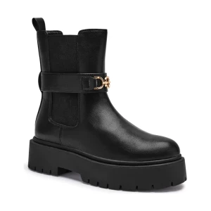 TWINSET Botki CHELSEA | z dodatkiem skóry