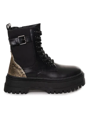 Twinset Botki w kolorze złoto-czarnym rozmiar: 41