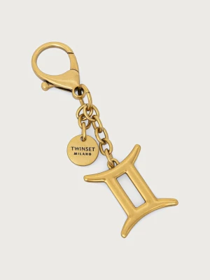 Twinset brelok damski metalowy Gemini złoty