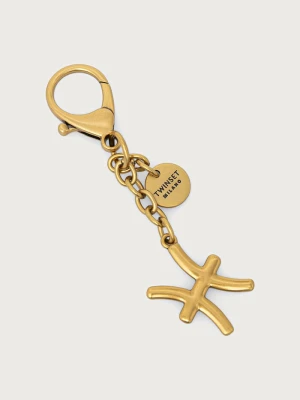 Twinset brelok damski metalowy Pisces złoty