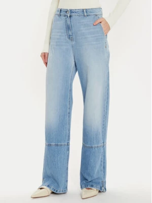 TWINSET Jeansy 242AT2272 Niebieski Wide Leg