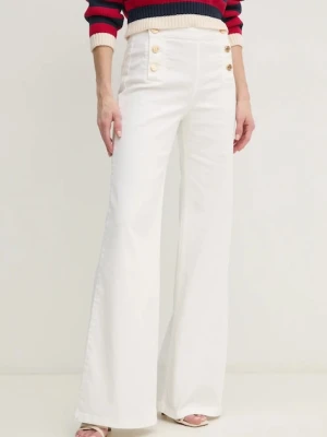 Twinset jeansy damskie kolor beżowy 251TP2590