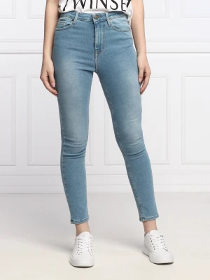 TWINSET Jeansy SKINNY | Slim Fit niebieski