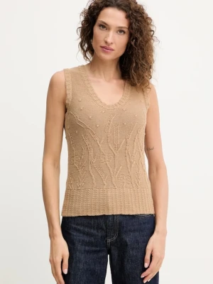 Twinset kamizelka z wełną