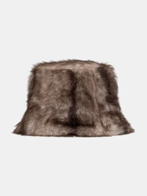 Twinset kapelusz bucket damski beżowy