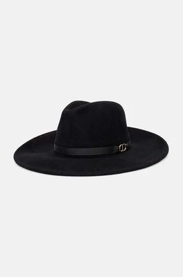 Twinset kapelusz kolor czarny 242TA4570
