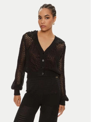 TWINSET Kardigan 241TT3122 Czarny Regular Fit