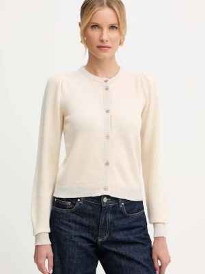 Twinset kardigan damski kolor beżowy 252TP3583