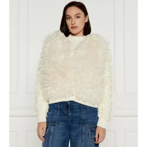 TWINSET Kardigan | Loose fit | z dodatkiem wełny