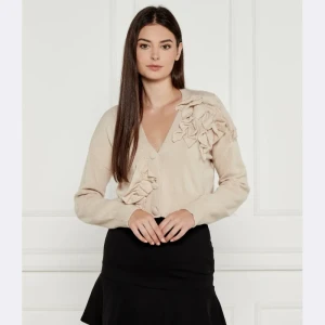 TWINSET Kardigan | Regular Fit | z dodatkiem wełny
