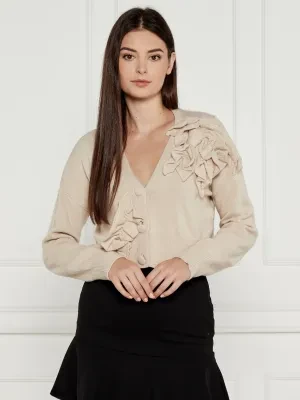 TWINSET Kardigan | Regular Fit | z dodatkiem wełny