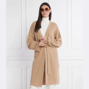 TWINSET Kardigan | Relaxed fit | z dodatkiem wełny i kaszmiru