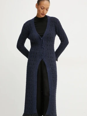 Twinset kardigan z domieszką wełny