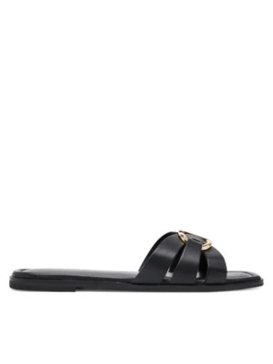 TWINSET Klapki 251TGT090 Czarny