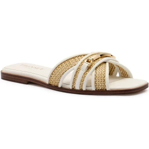 TWINSET Klapki | z dodatkiem skóry